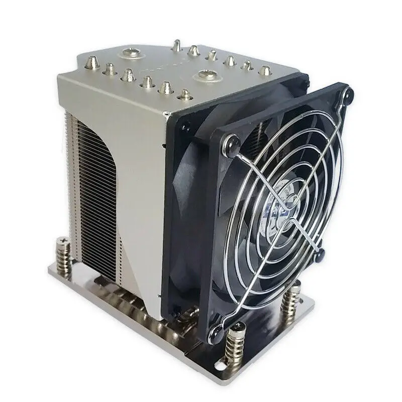 Cooler Ventilador de Refrigeração Tubo de Cobre 4000 Rpm para Amd Threadripper Epyc Cpu Computador Processador Ventiladores Tr4 Sp3 - Imagem 3