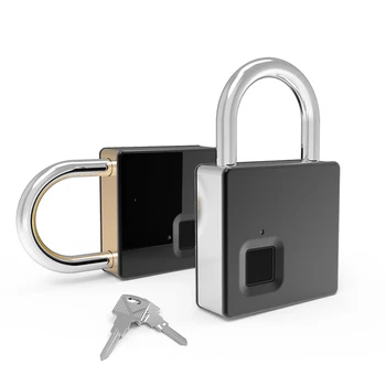 

Fipilock Smart Lock Keyless Fingerprint Lock IP65 Waterproof Anti-Theft Security Padlock Door Luggage Case Lock with Key & Cable