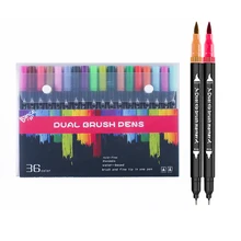 12/24/36/48/72/100 Цвет Профессиональный маркер для рисования каллиграфии маркер для белой доски кисть каллиграфия тон кожи маркеры