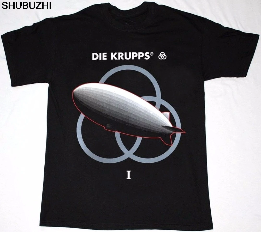 

DIE KRUPPS I BLACK T-SHIRT INDUSRIAL METAL BAND LAIBACH PROJECT PITCHFORK KMFDM Male Pre-Cotton Clothing 100% Cotton T Shirt