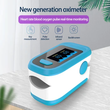 

Digital Fingertip Pulse Oximeter Finger Pulse Oximeter LED Display Blood Oxygen Sensor Saturation SpO2 Monitor Measurement Meter