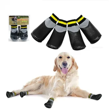 

Useful Outdoor Waterproof Dog Socks Rain Wear Non-Slip Anti Skid Cotton Elastic Shoes With Fixed Belt For All Breeds