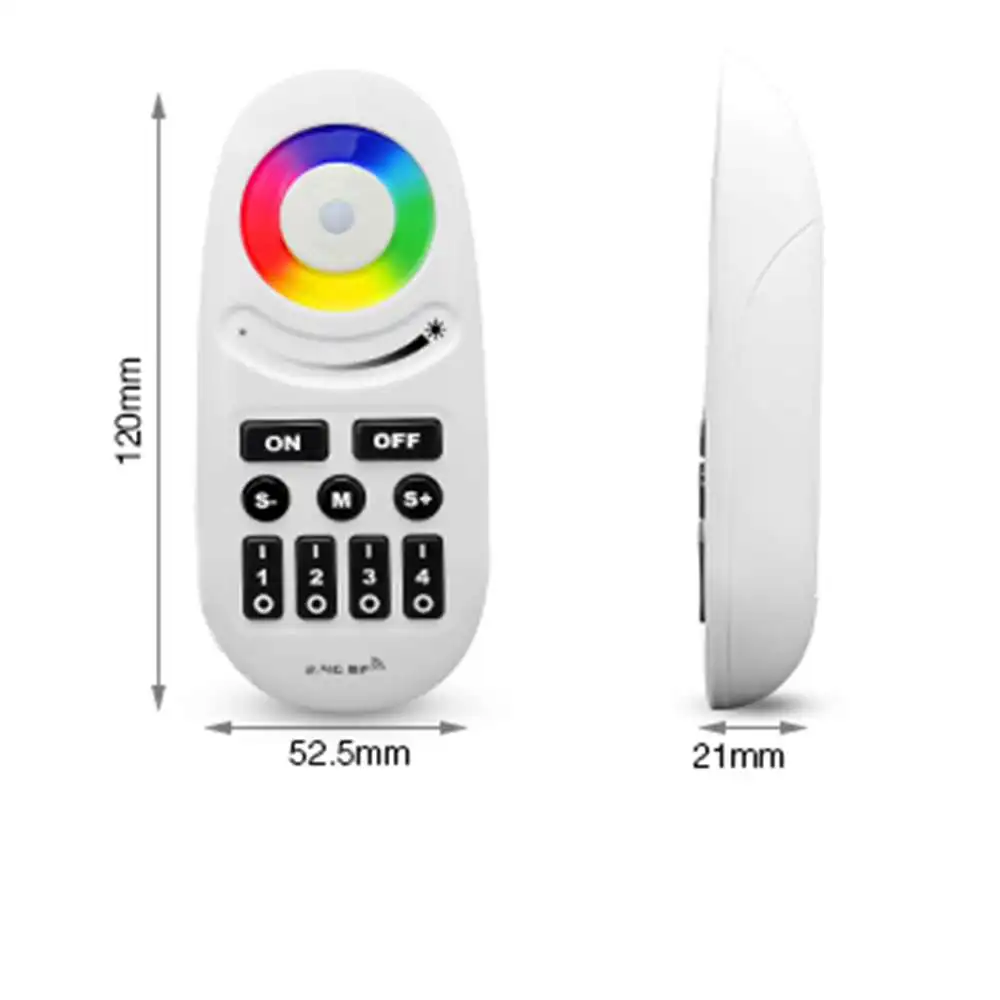Miboxer(milight) FUT095 беспроводной светодиодный 2 4G RF 4 зонный сенсорный экран RGBW пульт