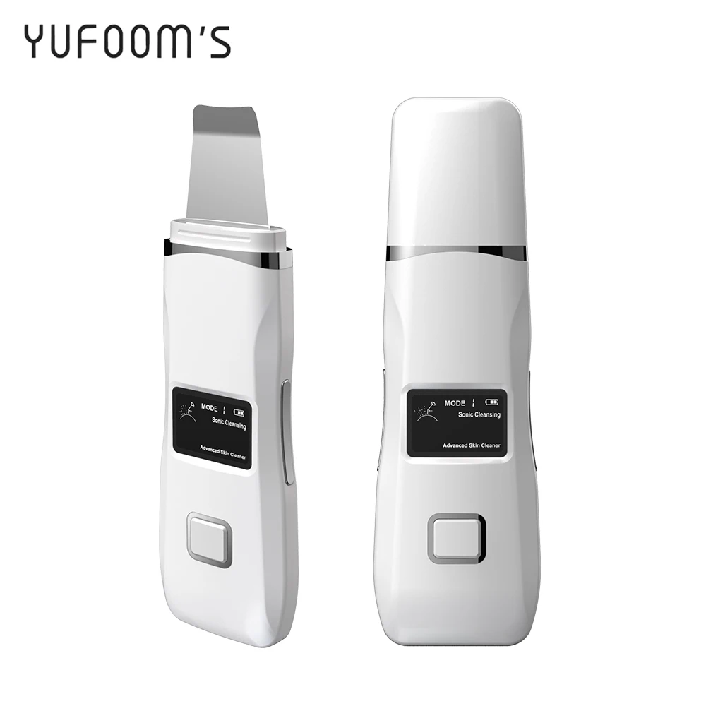 

5 Modes Ultrasonic Face Scrubber Spatula Skin Facial Exfoliator Scraper Pore Cleaner Comedones Extractor Blackhead Remover tool