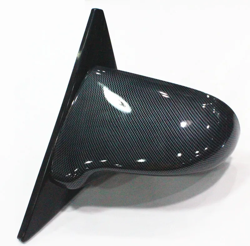 Fit 1992-2000 EG EK Civic 4Dr Sedan Manual Adjustable Spoon Style JDM Side View Mirror CARBON FIBER LOOK