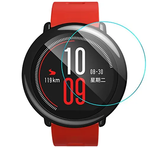 50/100 шт./упак. мягкая защитная пленка из термополиуретана для Xiaomi Huami Amazfit Pace smart watch Sport smart watch защитная пленка аксессуары - Цвет: HD Screen protector