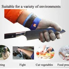 Перчатки с защитой от порезов устойчивые к ногам проволочная металлическая сетка из нержавеющей стали устойчивые к порезу перчатки для мясника