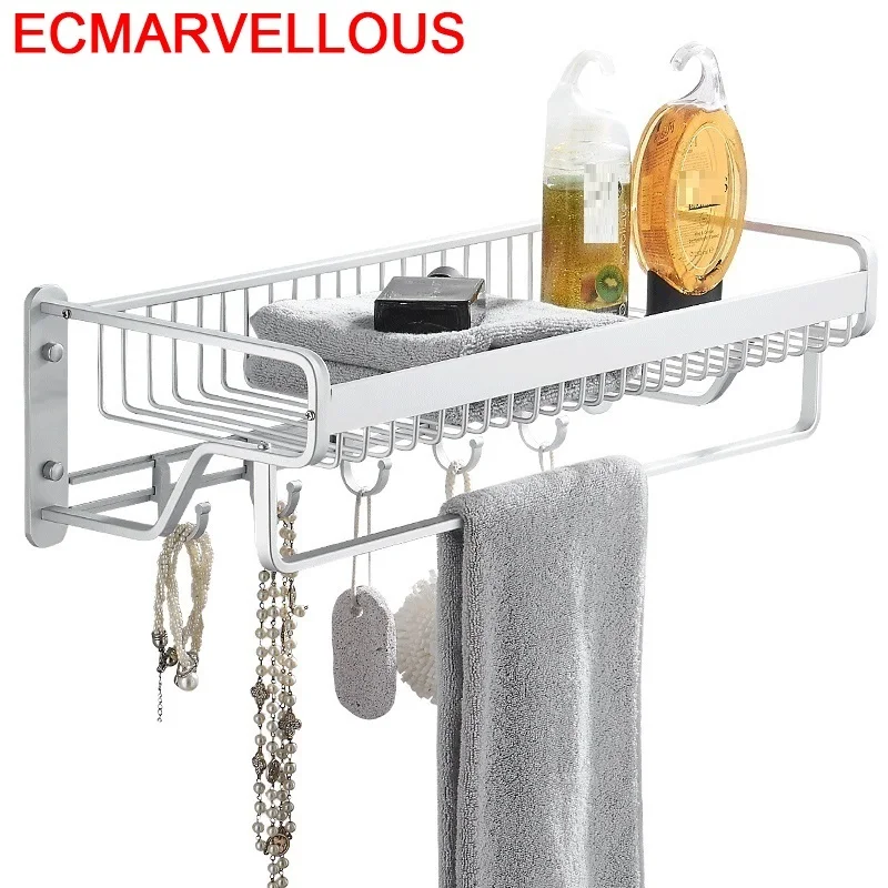 

Holder Prateleira Hair Dryer Etagere Porta Shampoo Szafka Do Lazienki Shelves Wall Salle De Bain Shower Shelf Bathroom Organizer