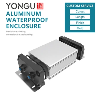 

Waterproof Enclosure IP67 aluminum extruded housing environment monitoring durable 100*50mm length can be customized