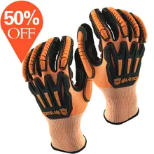 Анти-вибрационные безопасные рабочие перчатки и ударопрочные перчатки с анти ударной механикой рабочие перчатки