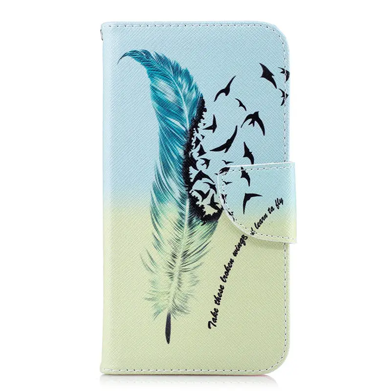 Feathers Birds Роскошный чехол для телефона Apple iphone X Xs Xr 11 Pro Max 6 6S 7 8 Plus 5 5S с милым рисунком сливы дерева Девушка Мужчины откидная крышка DP07Z - Цвет: Feathers Birds