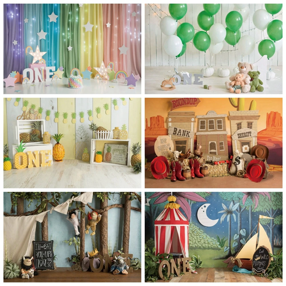 

Baby Room Balloon Toy Doll Gift Boy Birthday Party Custom Vinyl Backdrop Photography Background For Photo Studio Photophone Prop
