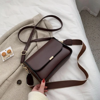 

Solid Color PU Leather Crossbody Bags for Women 2019 New Casual Female Shoulder Messenger Bag Quality Lady Travel Handbags