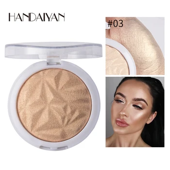 

6 Colors New Highlighter Powder Palette High Gloss Shimmer Powder Makeup Cosmetic Long Lasting Highlighter Shimmering Powders