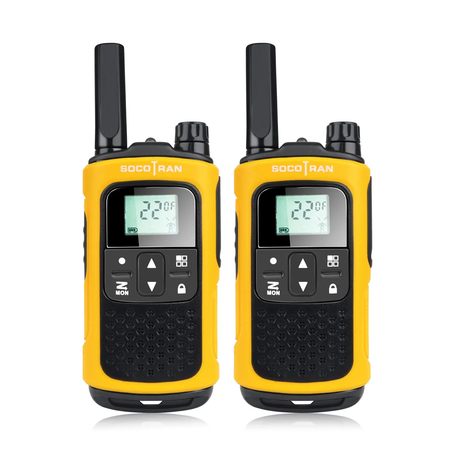 Long Distance Talkie Walkie License-free FRS Two Way Radio with Rechargeable Battery 0.5W VOX   Radio Comunicador Socotran T80 socotran walkie talkie pmr446 long range rechargeable with privacy code monitor vox pmr license free t80 ham radio walky talky