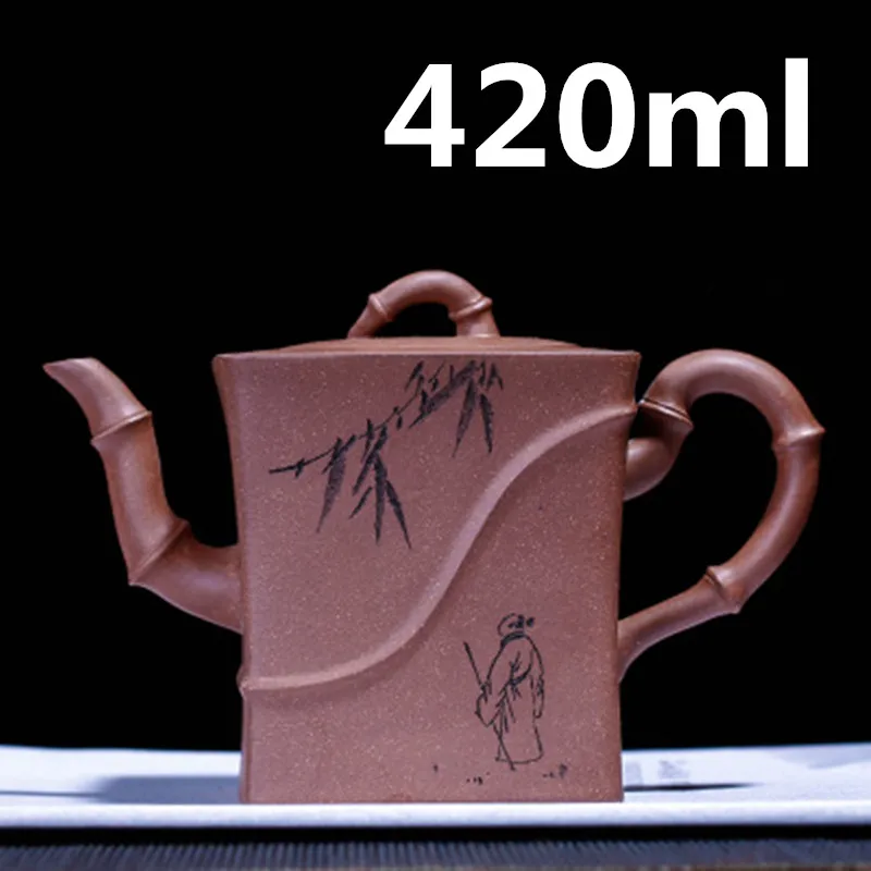 

Teapot Yixing Zisha Clay Chinese Porcelain Teapots Tea pot Ceramic 420ml New Arrived High Quality With Gift Box