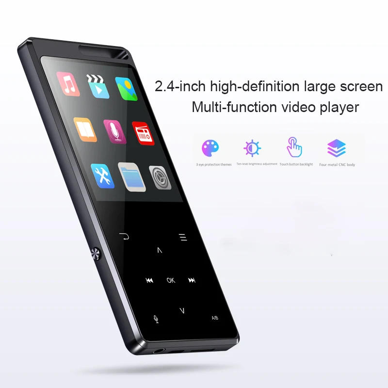 Горячая 3c-2.4дюймовый MP3-плеер с bluetooth-динамиком встроенный 8G регулировка яркости пресс-экран Walkman с подсветкой