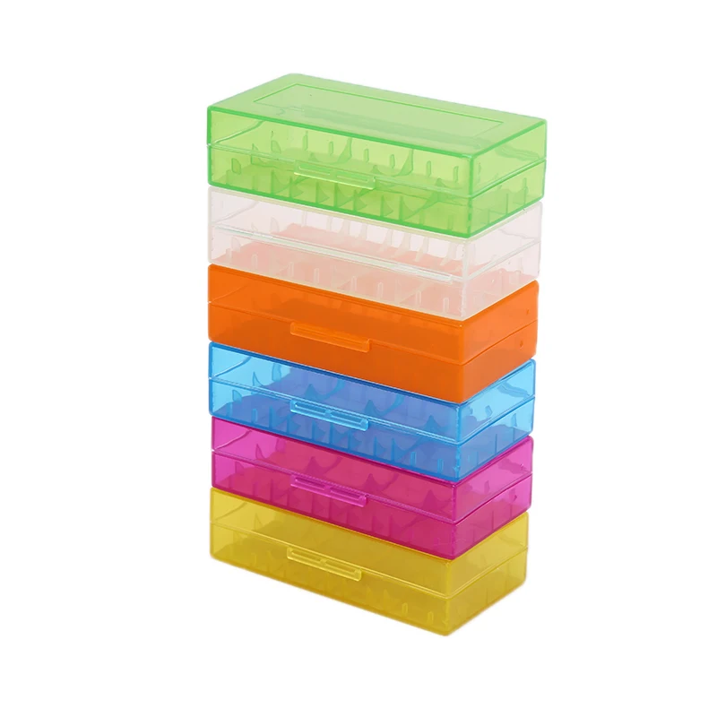 

1Pcs Good Quality Useful Portable Carrying Box 18650 Battery Case Storage Acrylic Box Plastic Safety Box