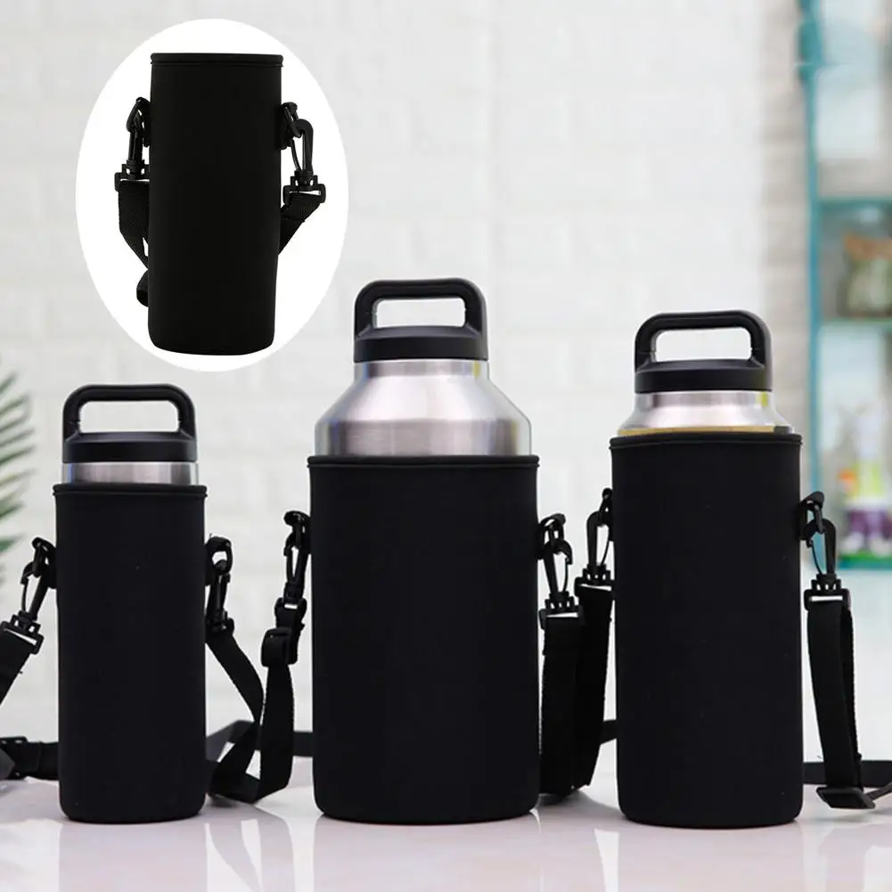 

Portable Water Bottle Covers with Strap Bottle Carrier Insulated Cup Cover Bag Holder Pouch Cover Drinkware Tools