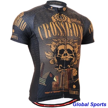

2016 Cool Superhero Cycling Wear Iron Man Batman Superman Captain America Spider-Man Cycling Jersey skulls bike clothing