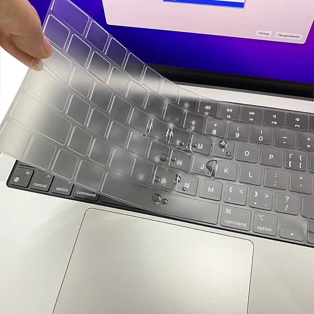 TPU Keyboard Cover For Macbook pro14 M1 A2442 Macbook pro16 M1 Max 2021
