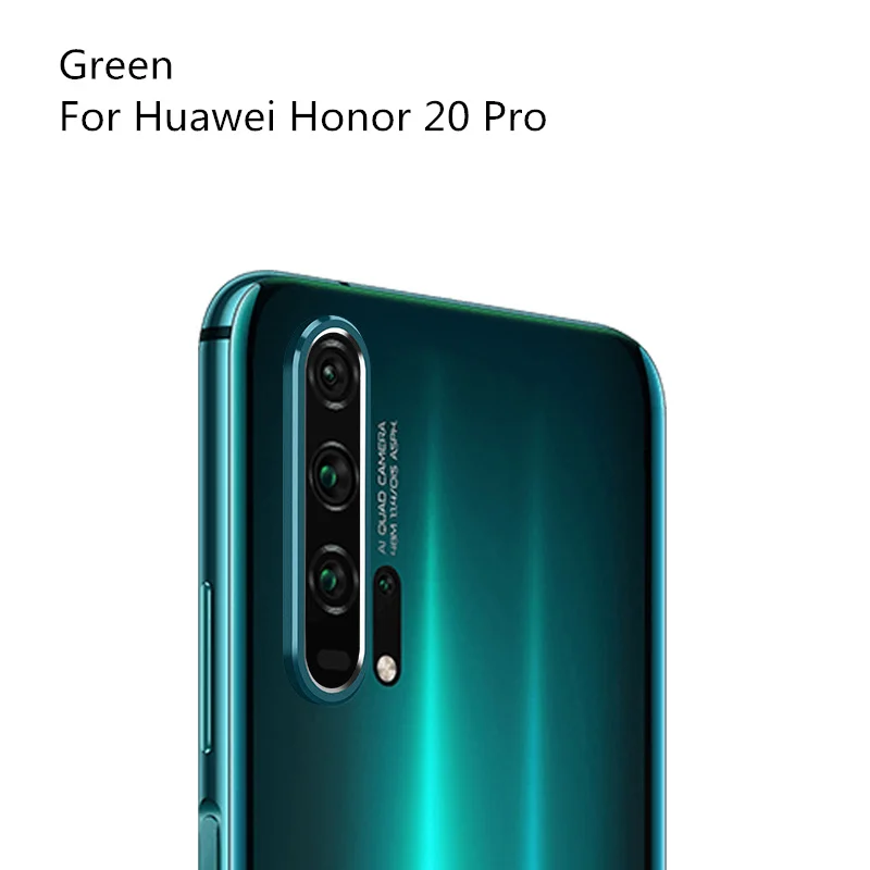 Защита для объектива камеры huawei Honor 20 Pro, задняя крышка для камеры, алюминиевое металлическое кольцо для huawei Honor 20 20s Nova 5t