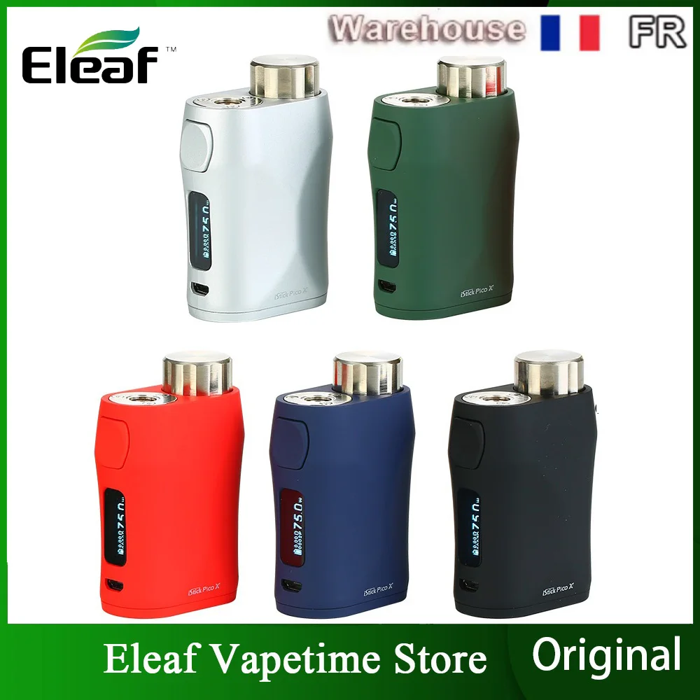 Оригинальный Eleaf iStick Pico X 75W макс. выход TC бокс мод с экраном 0 69 дюймов и Мощность