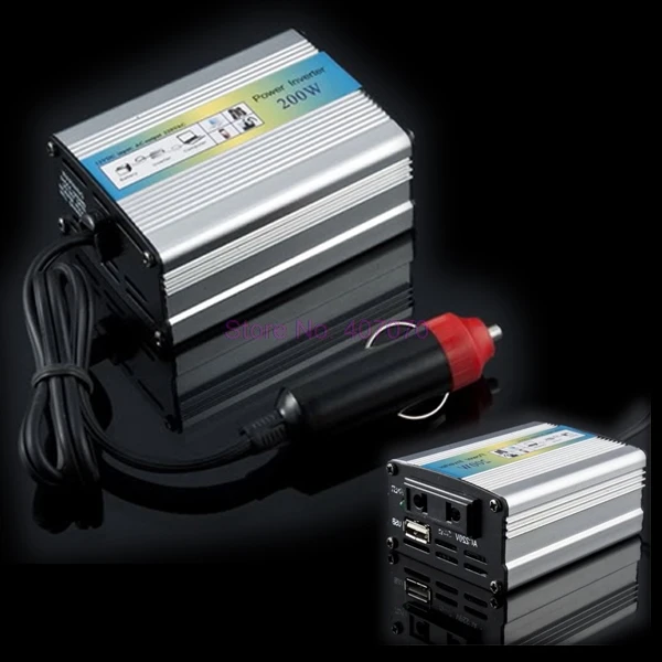 От DHL или Fedex 20pcs 12V DC к AC 220V автомобильный преобразователь напряжения адаптер|ems