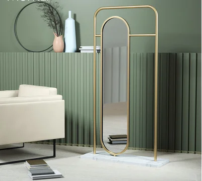Dressing mirror hanging hanger integrated household full body mirror clothing store fitting