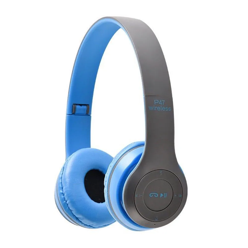 P47 Foldable Game Wireless Bluetooth Headset Music Stereo Mobile Phone Headphone Gaming Computer Phone MP3 Universal Headset New