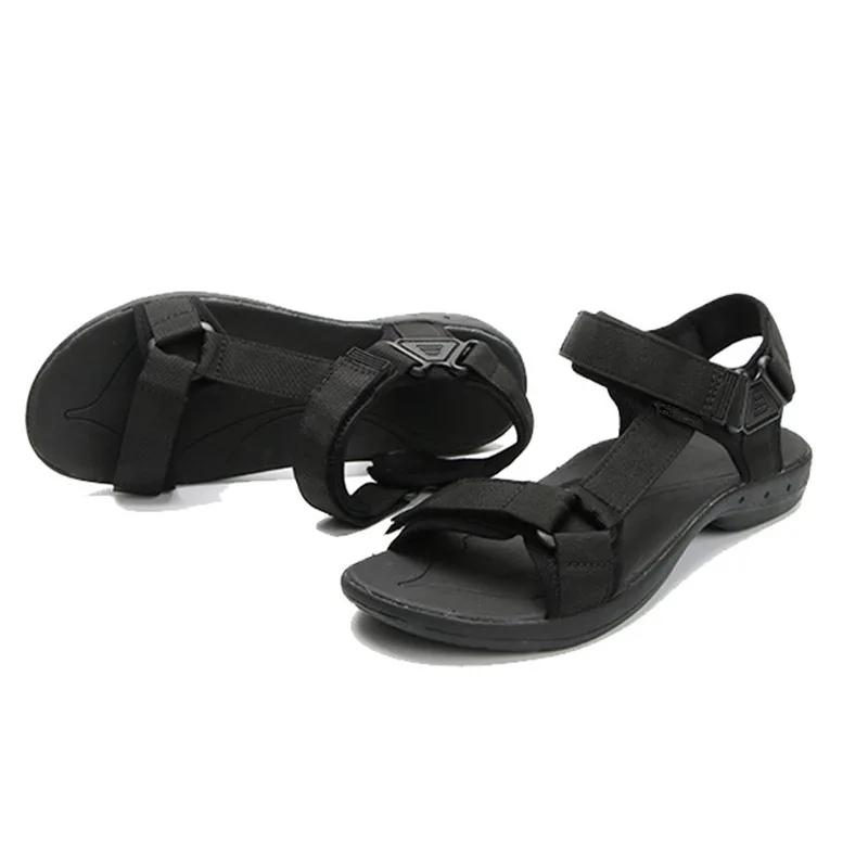 

Men Summer Sandals Ethnic Embroidery Jacquard Ribbon Flexible Non-slip Casual Breathable Outdoor Beach Walking Sandals