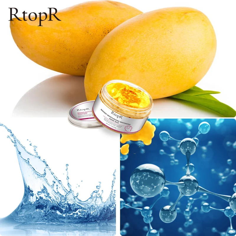 5 шт манго увлажняющий Маски для рук воск и отбеливания кожи забота отшелушивание