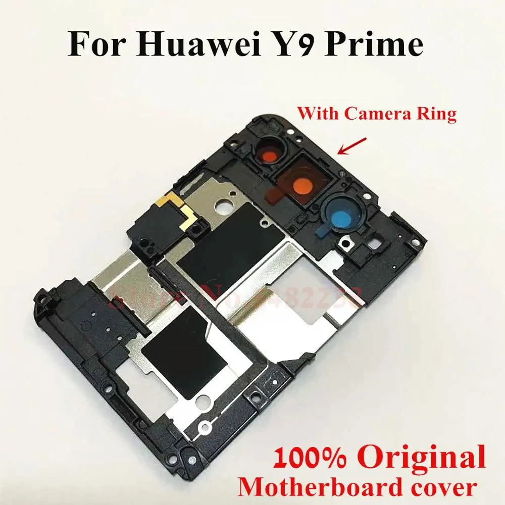 100% крышка материнской платы для Huawei Y9 Prime 2019 чехол с кольцом задней камеры