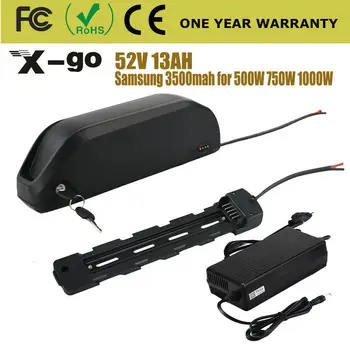 

52V 17.5Ah Samsung 3500mah lithuim Li ion Battery Electric Bike Downtube Ebike 18650Cells Pack for Bafang Tongsheng BBSHD Motor