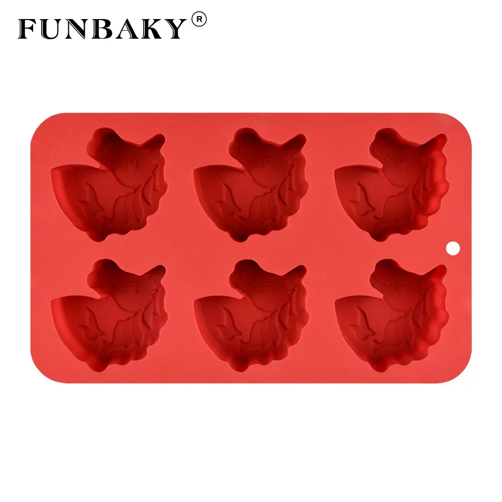 Силиконовые 3d формы FUNBAKY для шоколада форма украшения тортов выпечки инструмент