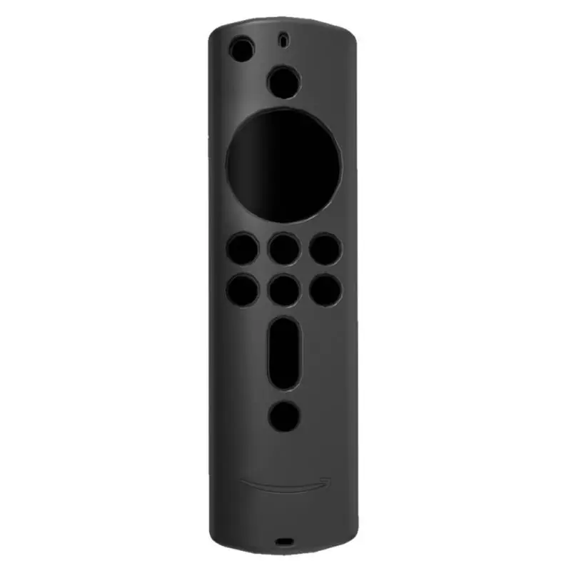 Силиконовый защитный чехол для Amazon Fire tv Stick 4K пульт дистанционного управления O - Цвет: Черный