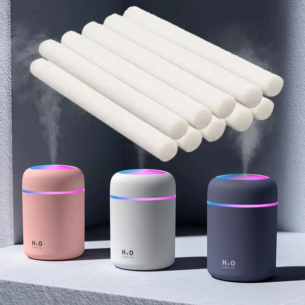 5pcs Filter Cotton Sponge Sticks for USB Humidifier Air Diffuser Aromatherapy 