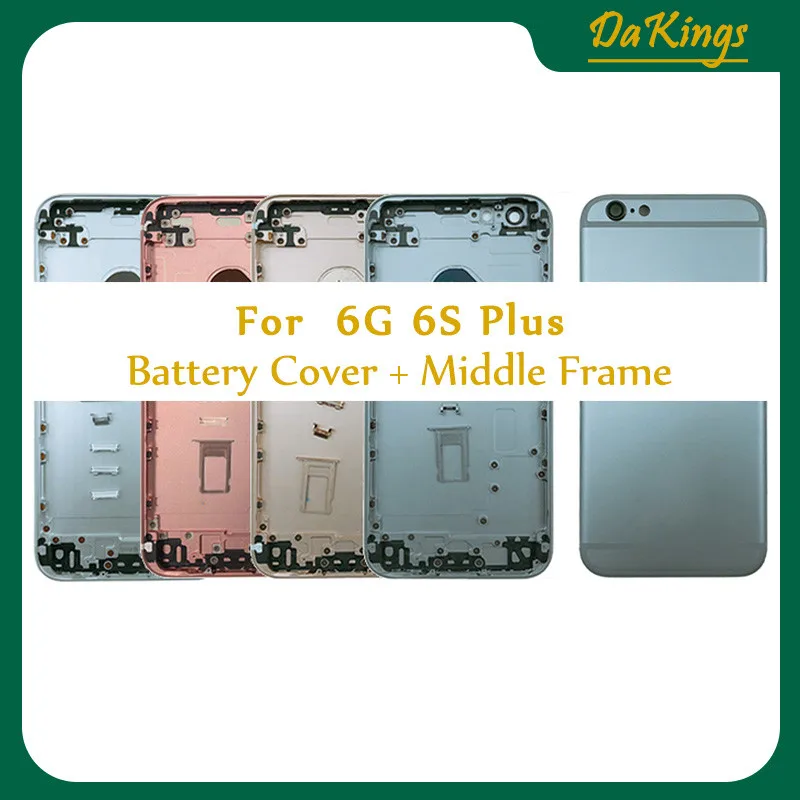 Задний корпус для IPhone 6s 6splus Plus крышка аккумулятора средняя рамка Корпус с