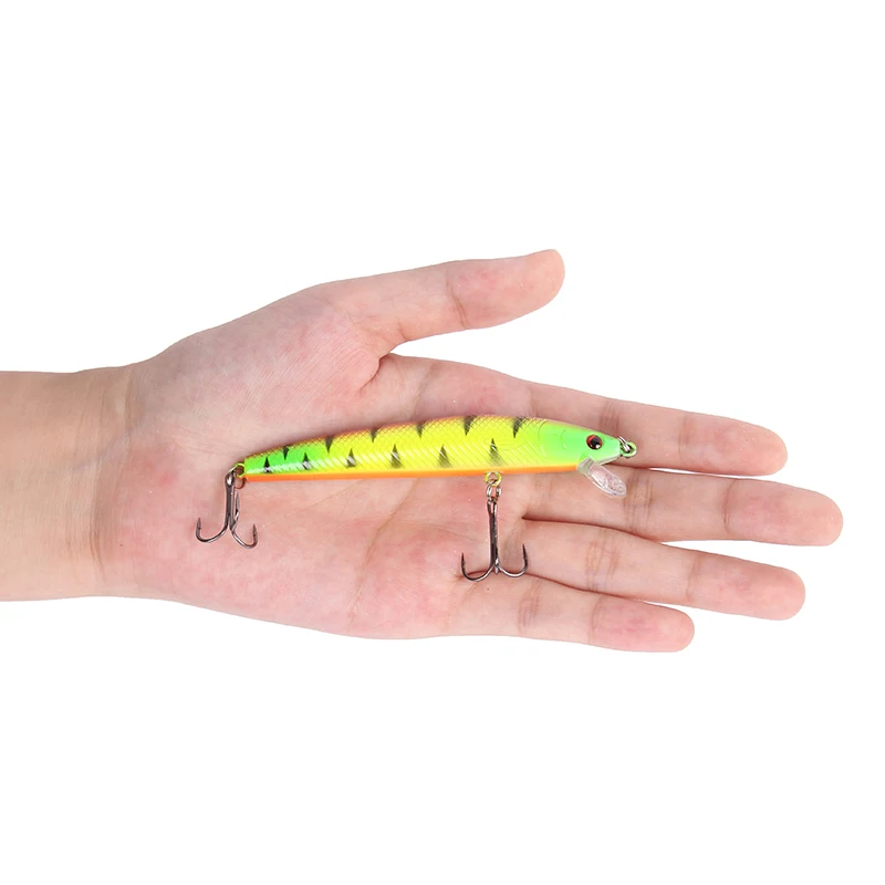 

1PC Floating Minnow Fishing Lure 10cm 7.5g Plastic Wobbler Crankbaits 3D Eyes Hard Artficial Bait Carp Fishing Pesca Bass Pike