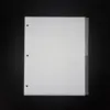 Sharkbang A4 3 Holes 8 Pages 228mmx279mm PVC Transparent Notebook Spiral Binder Index Separator Page Dividers Diary Book Sticker 1