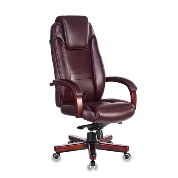 

Executive Chair bureaucrat Merced, on wheels, leather, Brown, (Brown)