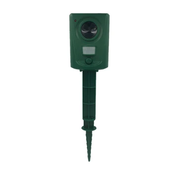 

Animal Repeller Solar Light Bird Repeller Frighten Animals Induction Ultrasonic Strobe Light Burglar Alarm