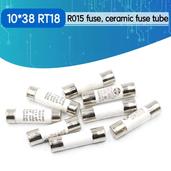 

20Pcs 10*38 Fast blow Ceramic Fuse 10x38mm Fuse 380V 500V 0.5A 1A 2A 3A 4A 5A 6A 8A 10A 16A 20A 25A 32A 40A RO15 RT18 RT14
