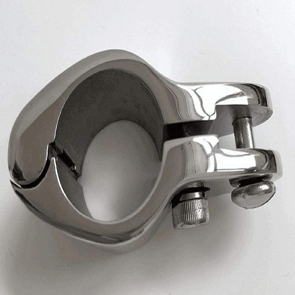 2pcs Boat Canopy Fitting Tube Knuckle Clamps for 25MM OD Tube Hinged Boat Parts Deck Cabin Hardware