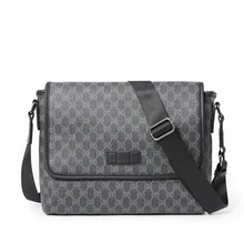 

Plaid Luxury Shoulder Bags For Men Business Messenger Crossbody Bag Mens Fashion Designer Man Cross Body Sling Zipper Bags Male