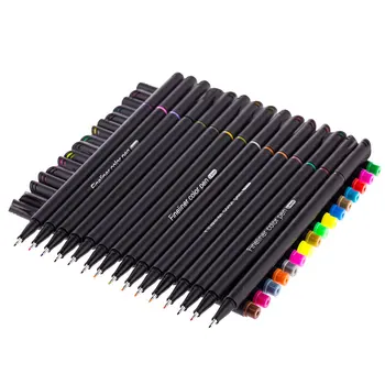 

12/24/36/48/60 Color Fineliner Pen Set Professional Felt Tip Art Marker Drawing Sketch Fine Liner Pen Set