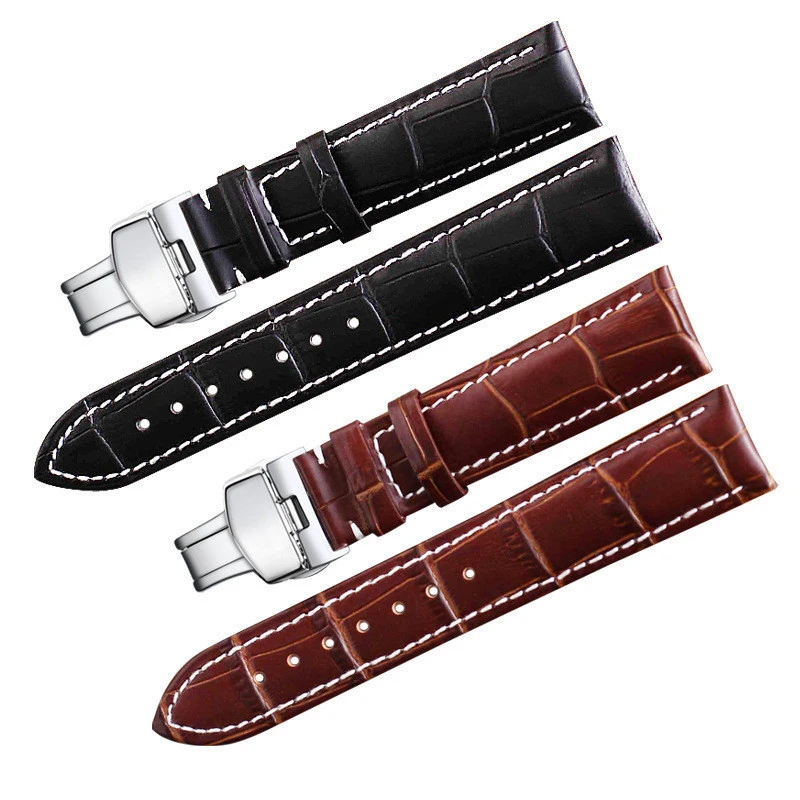 Ремешок для часов Bos универсальный ремешок из натуральной кожи аллигатора Tissot Seiko