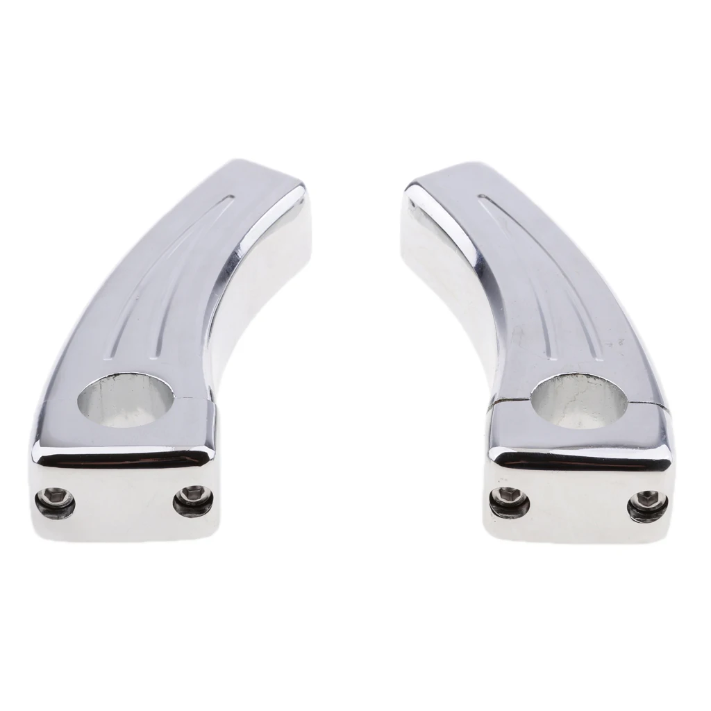 13cm Chrome Motorcycle Handlebar Pullback Risers for 7/8'' 22mm Bars
