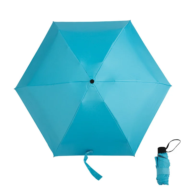 190 г маленький Модный складной детский зонт дождь для женщин подарок для мужчин Мини карманный зонтик для девочек анти-УФ водонепроницаемый портативный путешествия милый - Цвет: 11