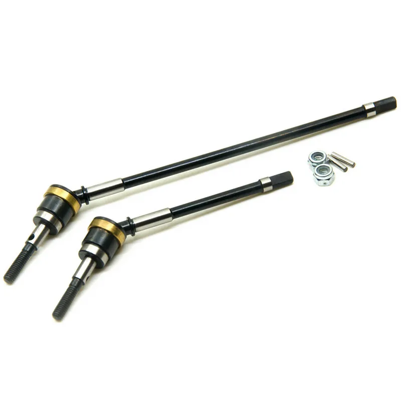 

Front Turn CVD Alloy Drive Shaft Front Axle Universal Joint Shaft for Axial Wraith RC Car